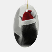 Schattige kerstkeuten keramisch ornament (Rechts)