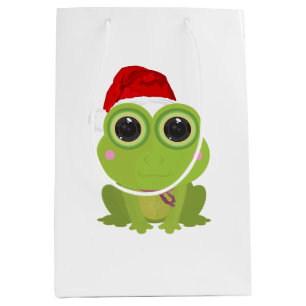 Schattige Kerstkikker Sinterklaashoed Festiviteite Medium Cadeauzakje