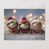Schattige Kerstkikkers Briefkaart (Voorkant)