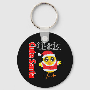 Schattige Kerstkip Sleutelhanger