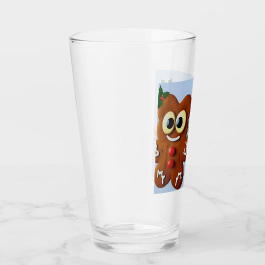 Schattige Kerstkoekje Gingerbread Beren Glas (Rechts)