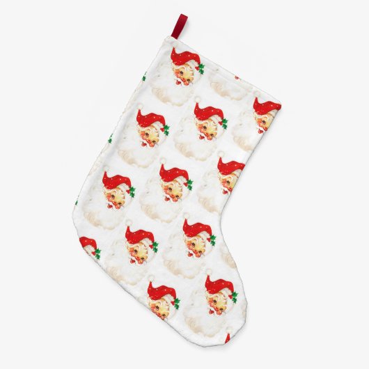 Schattige kerstkous grote kerstsok (Voorkant (Hangend))