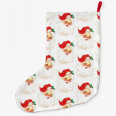 Schattige kerstkous grote kerstsok (Achterkant)