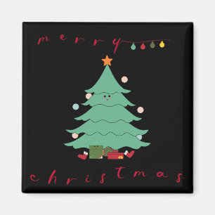 Schattige Kerstmagneet Kawaii Kerstboom Magneet
