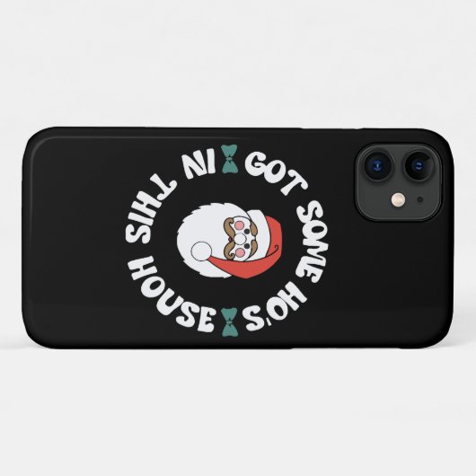 Schattige Kerstman Case-Mate iPhone Case (Achterkant (horizontaal))