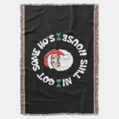 Schattige Kerstman Deken (Voorkant Verticaal)