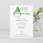 Schattige Kerstman Dwerg voor de Feestdagen Feestdagenkaart (Staand voorkant)