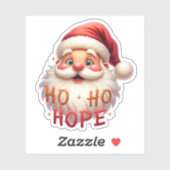 Schattige Kerstman “Ho Ho Hoop” Sticker (Vel)