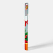 Schattige Kerstman hond Case-Mate iPhone Case (Achterkant / Rechts)