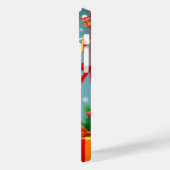 Schattige Kerstman hond Case-Mate iPhone Case (Achterkant / Links)