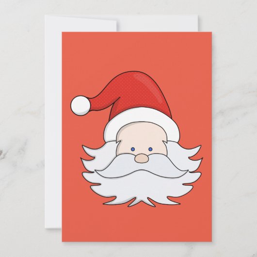 Schattige kerstman kaart (Voorkant)