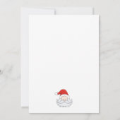 Schattige kerstman kaart (Achterkant)