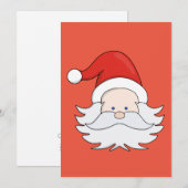 Schattige kerstman kaart (Voorkant / Achterkant)