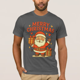  Schattige Kerstman Kerst Kunst –  Prettig Kerstfe T-shirt