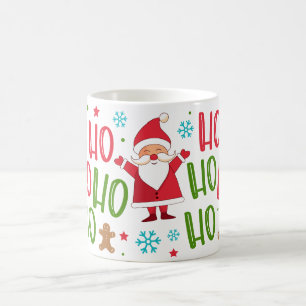 Schattige Kerstman Kerstcadeau Koekjes Sneeuw Koffiemok