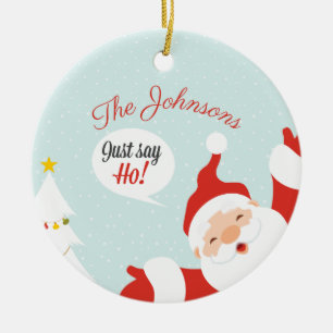 Schattige Kerstman Kerstmis Keramisch Ornament