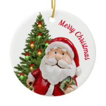 Schattige kerstman kerstornament