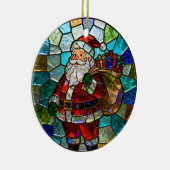 Schattige kerstman kerstornament keramisch ornament (Rechts)