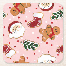 Schattige Kerstman & Kerstpatroon Papieren Servett
