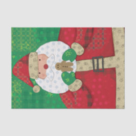 Schattige Kerstman Kerststol Kerstmis Tissuepapier