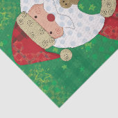 Schattige Kerstman Kerststol Kerstmis Tissuepapier (Detail)