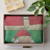 Schattige Kerstman Kerststol Kerstmis Tissuepapier (Geschenk)