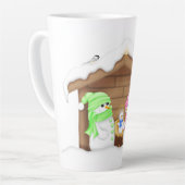 Schattige Kerstman Kribbe Latte Mok (Linkerhoek)