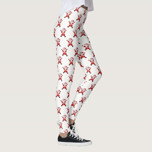 Schattige kerstman leggings (Rechts)