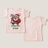 Schattige Kerstman met Suikerstok (Ontwerp Voorkant & Achterkant)