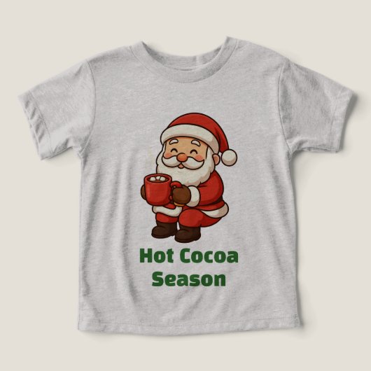 Schattige Kerstman met Warme Chocolade (Design voorkant)