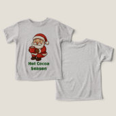 Schattige Kerstman met Warme Chocolade (Ontwerp Voorkant & Achterkant)