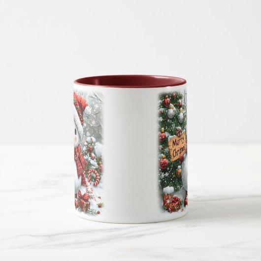 Schattige kerstman mok (Midden)