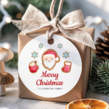 Schattige Kerstman Prettig Kerstfeest