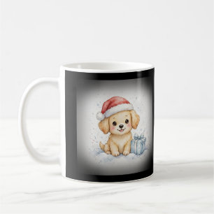 Schattige Kerstman Puppychristmas Koffiemok
