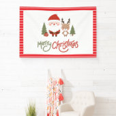 Schattige Kerstman & Rendieren Spandoek (Insitu)