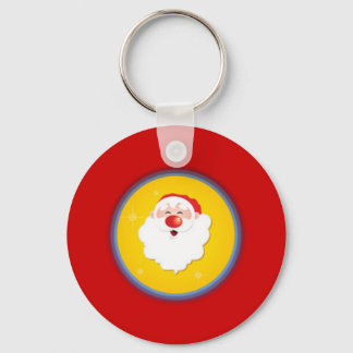 Schattige Kerstman Sleutelhanger