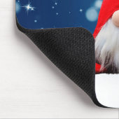 Schattige Kerstman Sneeuwsterren Muismat (Hoek)