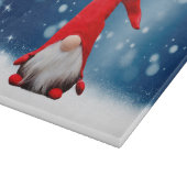 Schattige Kerstman Sneeuwsterren Snijplank (Hoek)
