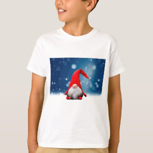 Schattige Kerstman Sneeuwsterren T-shirt