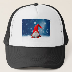 Schattige Kerstman Sneeuwsterren Trucker Pet