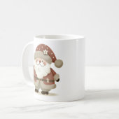 Schattige Kerstman & Tekenen Kerstmis Koffiemok (Voorkant links)