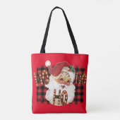 Schattige Kerstman Tote Bag (Achterkant)