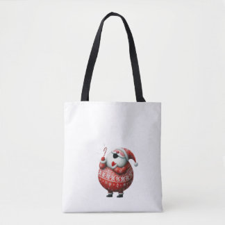 Schattige Kerstman Vakantie Festieve Kerstmis Tote Bag