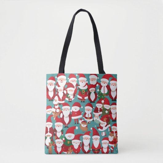 Schattige Kerstmannen Tote Bag (Voorkant)