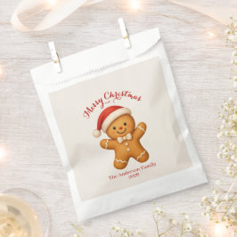 Schattige kerstmannetje met kerstmuts - bedankzakje