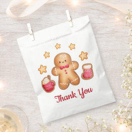 Schattige kerstmannetje vrolijk kerstfeest dank je bedankzakje