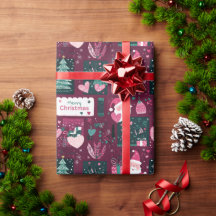 Schattige kerstmanpatroon