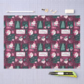 Schattige kerstmanpatroon tissuepapier (Craft)