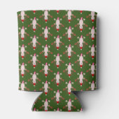 Schattige Kerstmis Axolotl Patterned Blikjeskoeler (Achterkant)