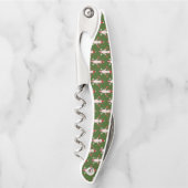 Schattige Kerstmis Axolotl Patterned Kurkentrekker (Voorkant)
